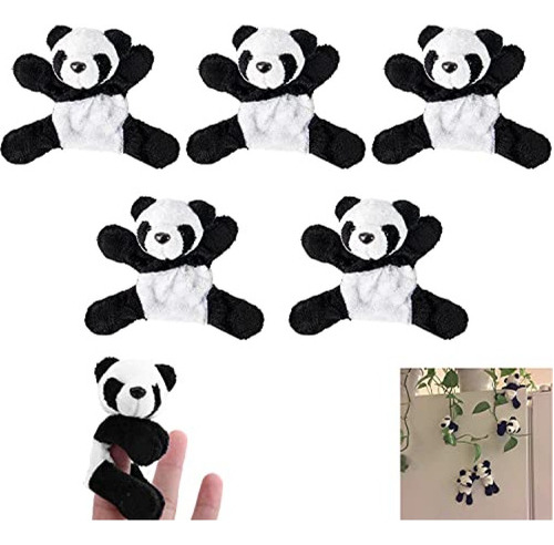 6 Uds Panda Imanes De Nevera Lindo Panda De Peluche Imán De