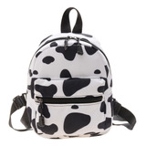 Mini Mochila Feminina Nylon Animal Print Feminino