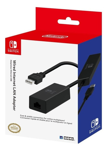 Adaptador Para Red Usb A Ethernet Nintendo Switch 1000 Mbps