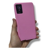 Funda Tcl 403  Color Rosa Tpu Flexible Ídem Silicona