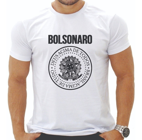 Camiseta Bolsonaro Presidente Republica Federativa Mito Kr7