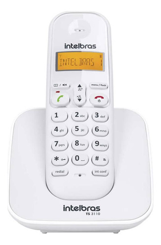 Telefone Sem Fio Intelbras Com Identificador Preto Ts3110