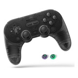 Controlador Inalámbrico Bluetooth 8bitdo Pro 2, Negro Transparente