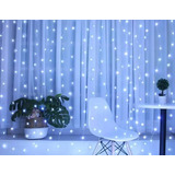 Luces De Navidad Y Decorativas Amill 6*3m 6m De Largo 110v/220v - Blanco Frío Con Cable Transparente