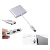 Adaptador Usb C Hdmi Usb Type-c Dex S8 S9 / Plus