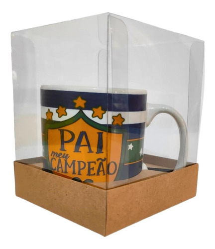 Porta Caneca Visor - Caixa Para Presente - 40 Uni 11x11x13