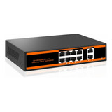 Conmutador Gigabit Poe+ De 8 Puertos No Administrado Compati