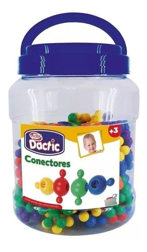 Juego Didáctico Conector Plástico 70 Piezas Dactic