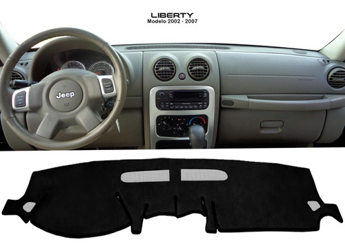 Cubretablero Automotriz Jeep Liberty Modelo 2002 - 2007 