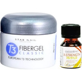 Gel T3 Fibergel Pink Star Nail 28g + Primer Liquido 10ml