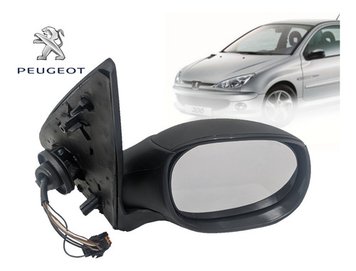 Retrovisor Electrico Derecho Para Peugeot 206 Foto 2