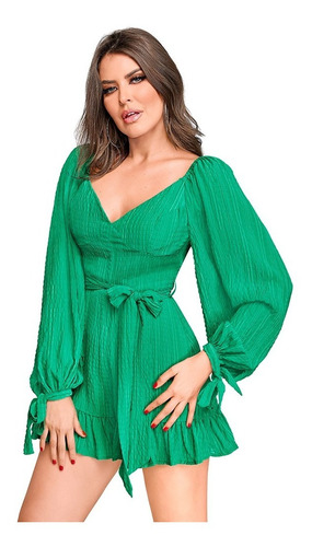 Romper Mujer Color Verde Esmeralda 973-66