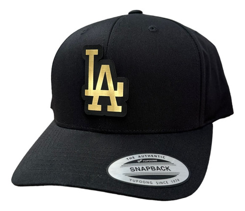 Gorra Curva La Los Angeles Placa Gold Yupoong Original