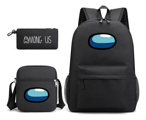C Mochila Among Us Star Para Escuela Primaria Y Secundaria