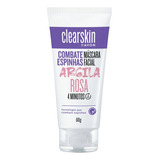 Máscara Facial Argila Rosa Combate Espinhas Clear Skin Avon