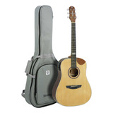 Violão Strinberg Sd201hc Folk Natural Satin Com Bag