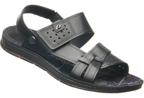 Sandalias Hombres Cuero Pegada Ojota 132802-05 Elis Calzados