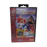 Sonic Spinball Mega Drive Original Caixa Manual