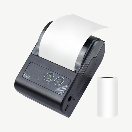 Mini Impressora Térmica Bluetooth Android Ios Portátil Usb