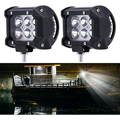 Luz Led Goture Para Pontones Marinos, 2 Unidades, 4 Pulgadas