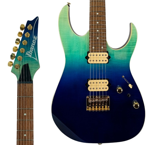 Guitarra Ibanez Rg421hpfm Rg 421 Hpfm  Blue Reef Gradation