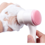 Escova Massageadora Esfoliante 2 Em 1esponja Limpeza Facial