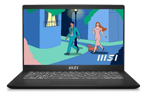 Notebook Msi Intel Core I5-1155g7 8gb 512gb 14'' Win11 Black