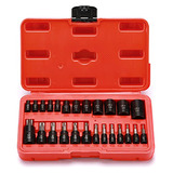 Set 25 Piezas Torx Y Casquillos Externos, Etorx Femenin...