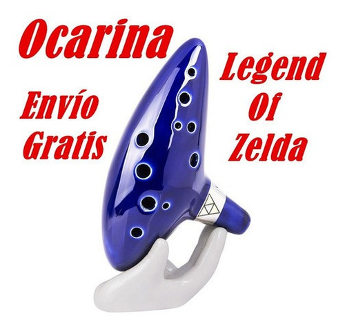 12 Agujeros Cerámica Ocarina Alto C La Leyenda De Zelda Flau