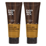 Every Man Jack Loción De Recuperación Para Barba Y Cara, .