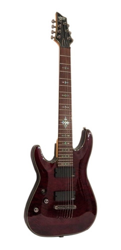 Guitarra Eléctrica Schecter Damien Elite  7c Para Zurdo