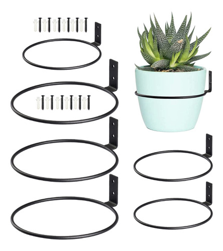 6pcs Anillos De Soporte De En Para De Decoración De Jardín