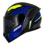 Capacete Masculino Axxis Segment Now Azul Moto Feminino