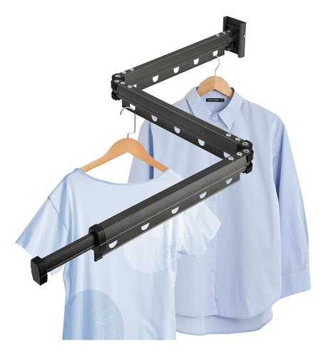 Tendedero Plegable Para Pared, 120 Cm Extensible Bs-gkzd-q3