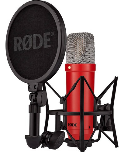 Micrófono Condensador Rode Nt1 Signature Series Rojo