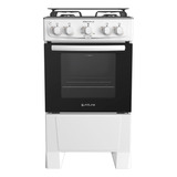 Fogão 4 Bocas Branco Com Mesa Inox Atlas Mônaco Plus Bivolt 127v/220v