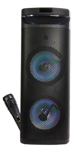 Bocina Amplificada 2 X 10 Pulgadas. Bluetooth, Usb, Aux, Fm