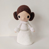 Princesa Leia Amigurumi Peluche Tejido A Crochet