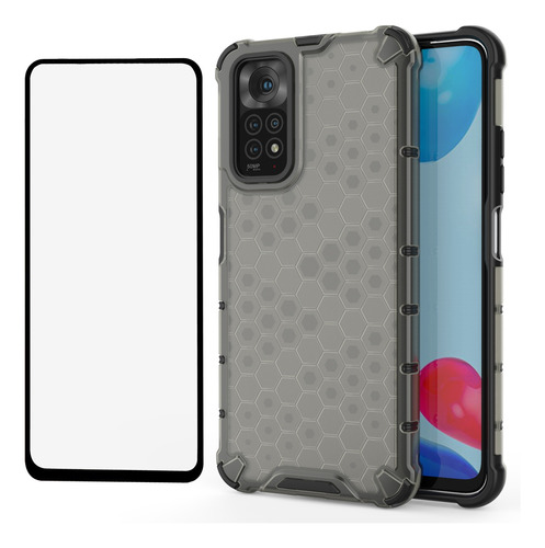 Funda Rudo Uso Translúcido Silicona Para Xiaomi Redmi +mica