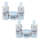 2 Kits Tratamento Profissional Leite De Coco 300g Atacado