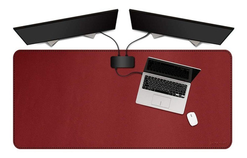 Mouse Pad Para Escritorio De 120x60 Cm | Rojo / Oficina