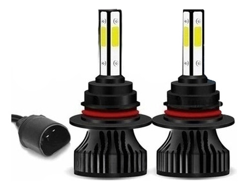 9007 Hb5 Kit De Focos Led De 4 Lados 6000k 11000lm Para Ford