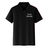 Camiseta Manga Corta Polo Para Hombre Y Mujer Personalizado 