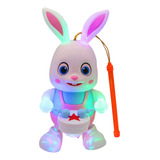 Conejito Chino Linterna Robot Conejo Bailando Tambores Para