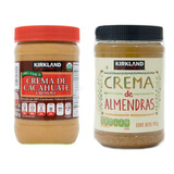 Paquete 1 Crema Cacahuate Y  1 Almendras Kirkland Signature