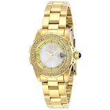 Reloj De Cuarzo Invicta Angel Para Mujer, Dorado, 28444