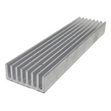 Disipador Aluminio 100x25x10 Mm  (2 Piezas)