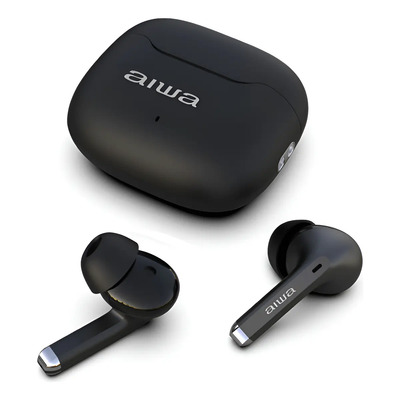 Auriculares In-ear Aiwa Awtwsg50ancb Noise Cancelling Negro | Envío gratis