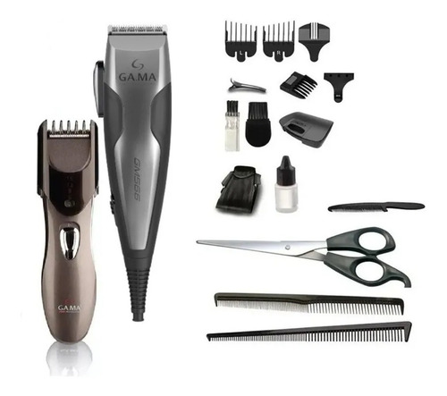 Combo Maquina Cortar Pelo + Trimmer Gama Gm562 29 Pzas Barba