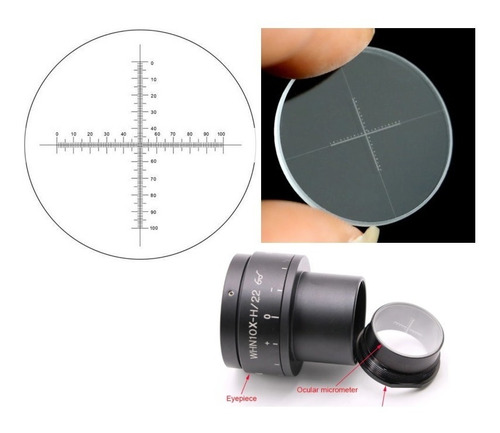 Rejilla Micrometrica Del Ocular Micrometros Para Microscopio